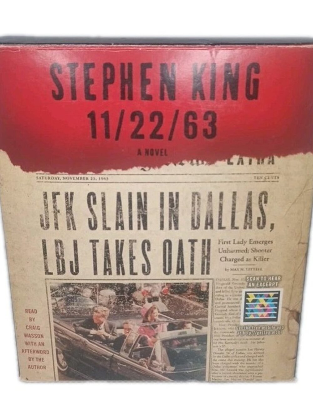 Stephen King 11/22/63 Unabridged Audiobook 30 CD Complete Set Craig Wasson
